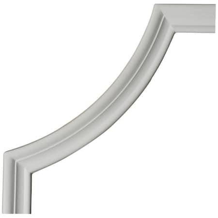 Ekena Millwork 10"W x 10"H x 5/8"P Stockport Panel Moulding Corner (matches moulding PML01X00ST) PML10X10ST